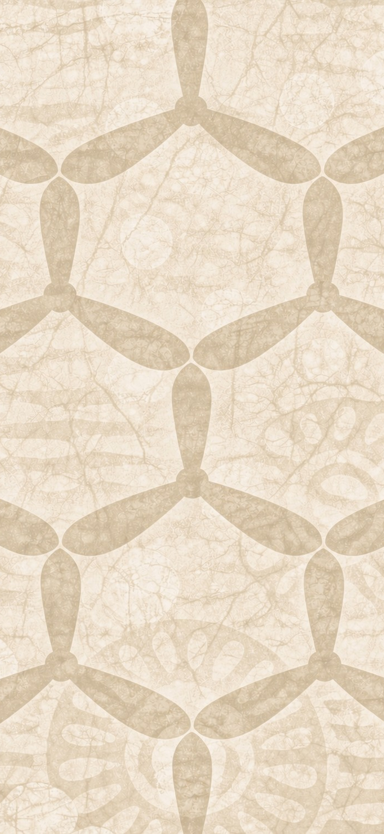 Propeller wallpaper — Sand colorway