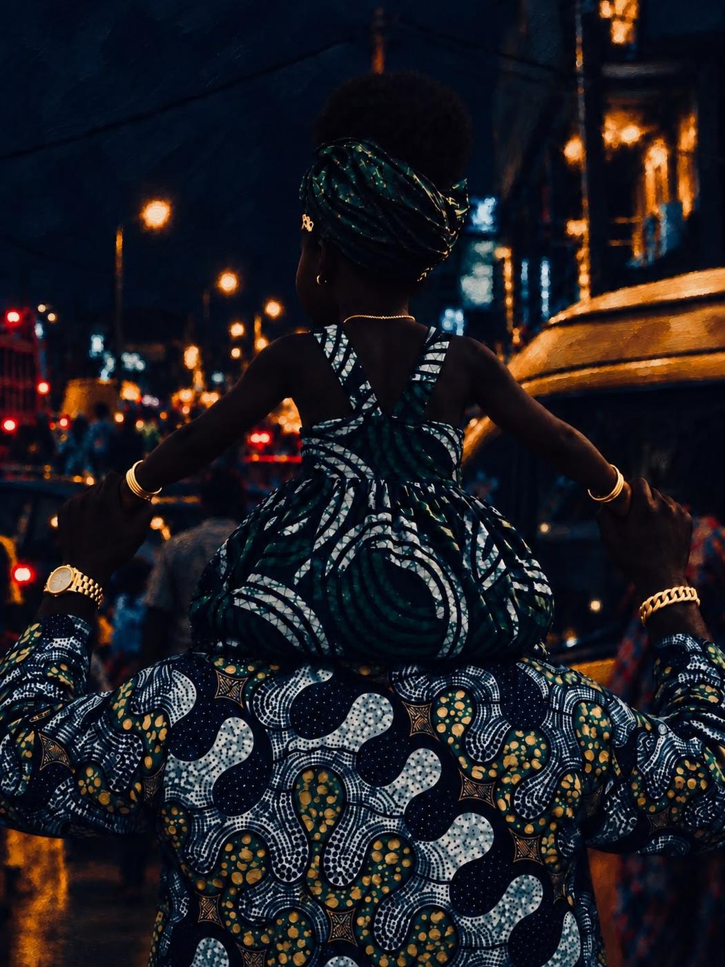 Papa’s Girl — fine art print by Fola Adeleke